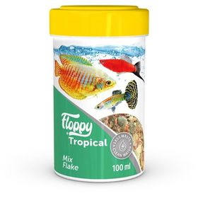 Floppy FLP007 Tropical Mix Flake 100 ml Balık Yemi