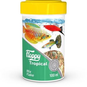 Floppy FLP007 Tropical Mix Flake 100 ml Balık Yemi