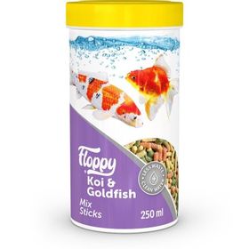 Floppy Koi & Goldfish Mix Koi ve Japon Balıkları İçin 250 ml Akvaryum Çubuk Yemi