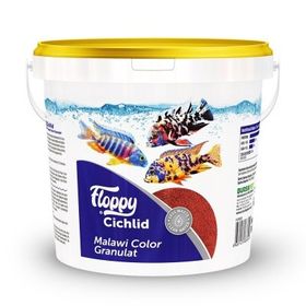 Floppy Malawi Color Cichlid Balıkları İçin 3 kg Akvaryum Granül Yemi