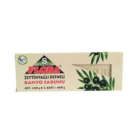 Flora 400 gr Zeytinyağlı Defneli Banyo Sabunu