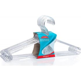 Flora F075 6'lı Büyük Kristal Elbise Askısı
