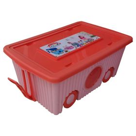 Flora F384 Trendy 40 lt Tekerlekli Oyuncak Kutusu