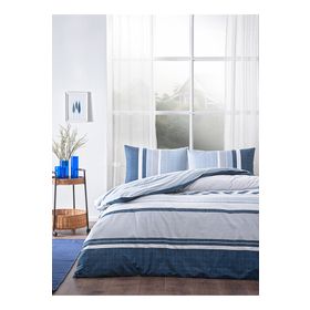 Floretta Blauw Çift Kişilik Nevresim Takımı