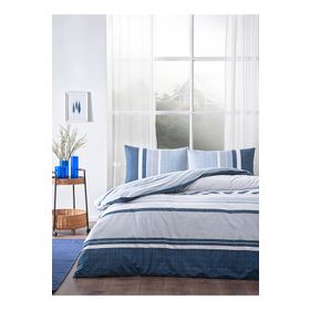 Floretta Blauw Çift Kişilik Nevresim Takımı
