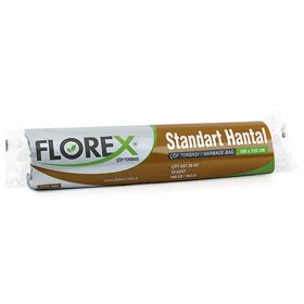 Florex 100x150 cm Hantal Boy Siyah 10'lu Çöp Torbası