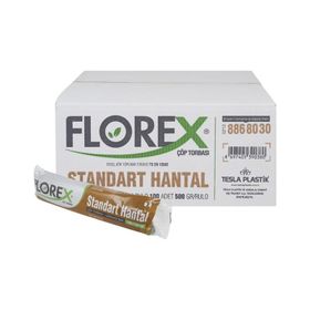 Florex 100x150 cm Hantal Boy Siyah 10'lu Çöp Torbası