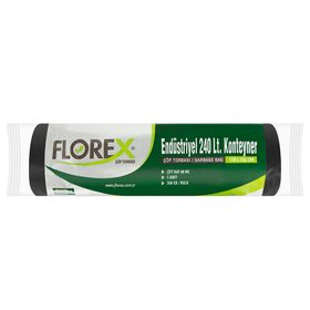 Florex 240 lt Endüstriyel Konteyner 1adet 5li 120x150 cm Çöp Torbası