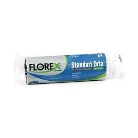 Florex 55x60 cm Standart Orta Boy Siyah Çöp Poşeti