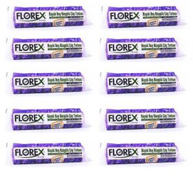 Florex 65 x 70 cm Büzgülü Lavanta Kokulu Çöp Poşeti (5 adet)