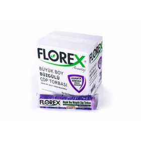 Florex 65 x 70 cm Büzgülü Lavanta Kokulu Çöp Poşeti (5 adet)