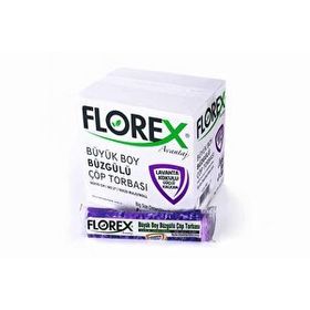 Florex 65 x 70 cm Büzgülü Lavanta Kokulu Çöp Poşeti (5 adet)