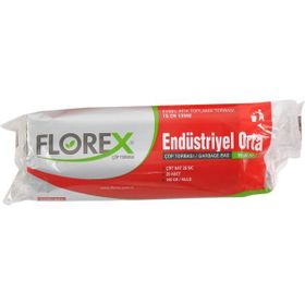 Florex Endüstriyel Orta Siyah Çöp Torbası 55x60 cm (25 adet)