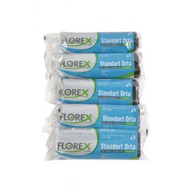 Florex Mavi 55x60 cm Standart Orta Boy Çöp Torbası