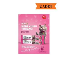 Florex Pudra Kokulu 82x50 cm 2 Paket 7'li Kedi Kumu Torbası