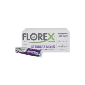 Florex Standart Büyük Boy 65x80 cm Mavi Çöp Poşeti 1 paket (5 adet)