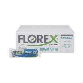Florex Standart Büyük Boy 65x80 cm Mavi Çöp Poşeti 1 paket (5 adet)