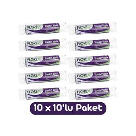 Florex Standart Büyük Boy Siyah Çöp Poşeti 65x80 Cm 1 paket (10 adet)
