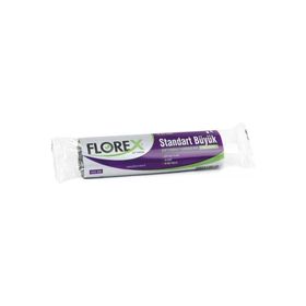 Florex Standart Büyük Boy Siyah Çöp Poşeti 65x80 Cm 1 paket (10 adet)