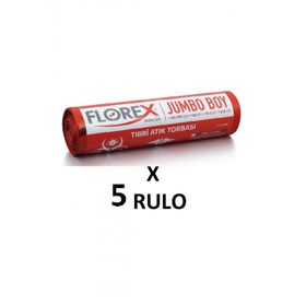 Florex Standart Çöp Torbası Jumbo Boy 80x110 cm 1 rulo (10 adet)