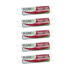 Florex Standart Çöp Torbası Jumbo Boy 80x110 cm 1 rulo (10 adet)