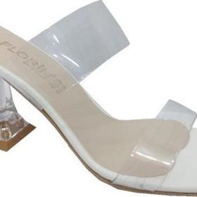 Florin 905 Şeffaf Sivri Uzun Topuklu Fashion Kadın Terlik