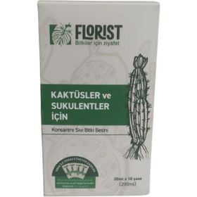 Florist Konsantre Sıvı Kaktüs ve Sukulent Bitki Besini