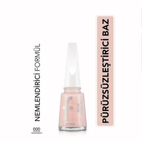 Flormar 000 Transparent Ridge Vanisher Pürüzsüz Görünüm Veren Oje Bazı