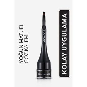 Flormar 001 Gel Black Gün Boyu Kalıcı Profesyonel Jel Eyeliner