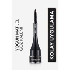 Flormar 001 Gel Black Gün Boyu Kalıcı Profesyonel Jel Eyeliner