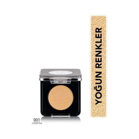 Flormar 001 Golden Star Mono Yüksek Pigmentli ve Doğal Işıltılı Kompakt Göz Farı