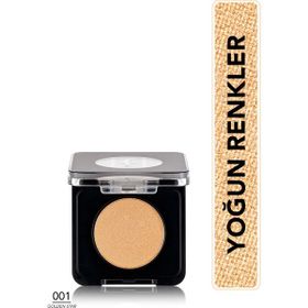 Flormar 001 Golden Star Mono Yüksek Pigmentli ve Doğal Işıltılı Kompakt Göz Farı
