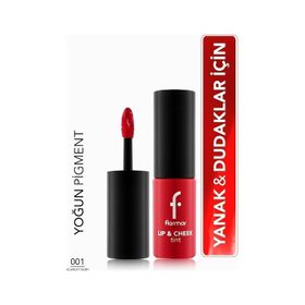 Flormar 001 Scarlet Ruby Lip Cheek Doğal Mat Bitişli Nemlendirici