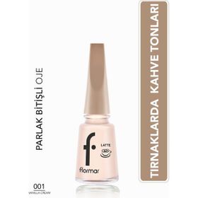 Flormar 001 Vanilla Cream Kahve Tonlu Oje