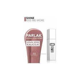 Flormar 002 Apricot Marmalade Shine Kiss Me More Uzun Sure Kalici Parlak Bitisli Likit Ruj