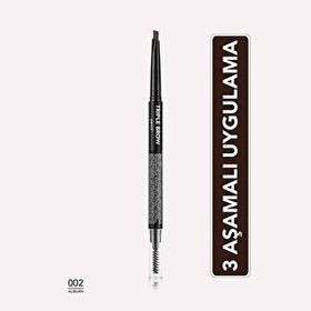 Flormar 002 Auburn Triple Brow Kaş Kalemi