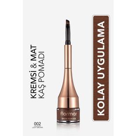 Flormar 002 Light Brown Kaş Pomadı