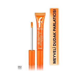 Flormar 002 Orange Juicy Doğal Renk Veren Meyve Aromalı Nemlendirici Dudak Parlatıcısı