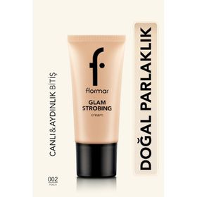 Flormar 002 Peach Glam Strobing Aydınlatıcı Makyaj Bazı
