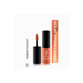 Flormar 003 Apricot Marmelade Lip Cheek Doğal Mat Bitişli Nemlendirici