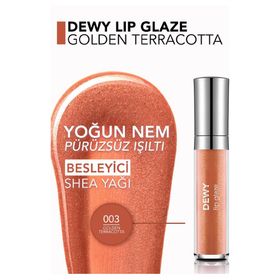 Flormar 003 Goldenterrecota Dewy Lip Glaze Besleyici Dudak Parlatıcısı