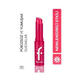 Flormar 003 Strawberry Lip Balm Meyve Kokulu Renkli Dudak Nemlendiricisi