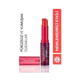 Flormar 003 Strawberry Lip Balm Meyve Kokulu Renkli Dudak Nemlendiricisi