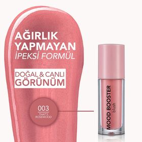 Flormar 003 That's Rosewood Mood Booster Yoğun Renk Veren Doğal Işıltılı Allık