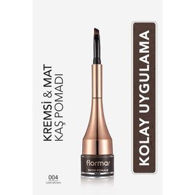 Flormar 004 Dark Brown Kaş Pomadı