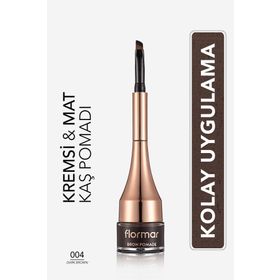 Flormar 004 Dark Brown Kaş Pomadı