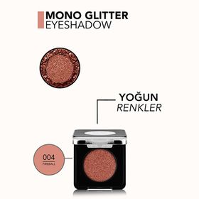 Flormar 004 Fireball Mono Yoğun Renk Veren Metalik Tekli Göz Farı