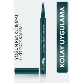 Flormar 004 Green Mat Likit Kalem Eyeliner