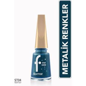 Flormar 004 Night Out Star Shine Yoğun Renk Veren Metalik Oje