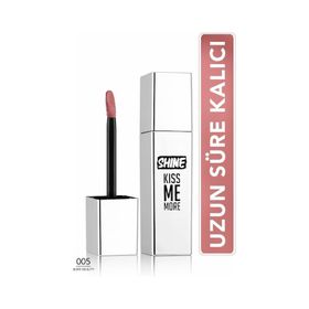 Flormar 005 Bare Beauty Shine Kiss Me More Uzun Sure Kalici Parlak Bitisli Likit Ruj